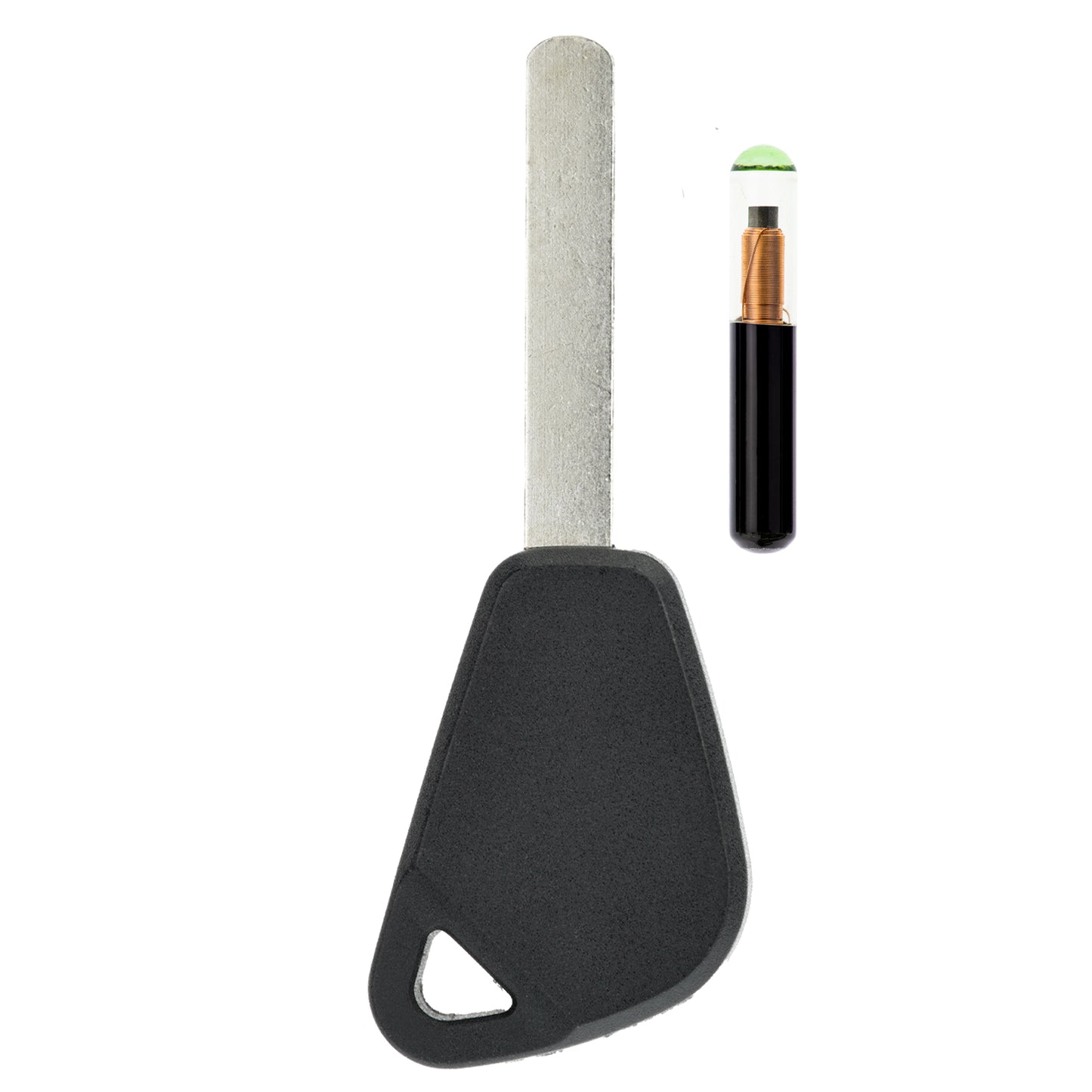 MT-KEY Auto Zünd Schlüssel Rohling DAT17 + ID60 80 Bit T7 Glas Transponder Wegfahrsperre kompatibel mit Subaru Outback Bp Ab 03