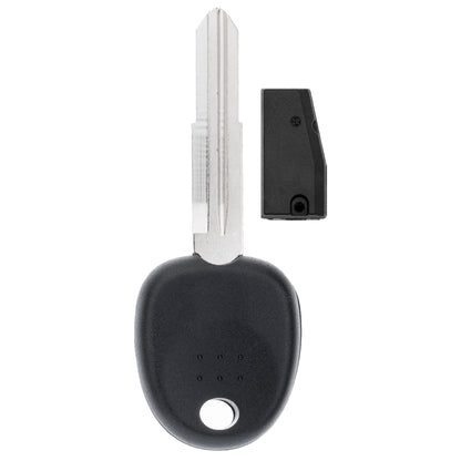 MT-KEY Auto Zünd Schlüssel Rohling HYN6 + ID60 80 Bit T16 Keramik Transponder Wegfahrsperre kompatibel mit Hyundai H1 / I800 06-10