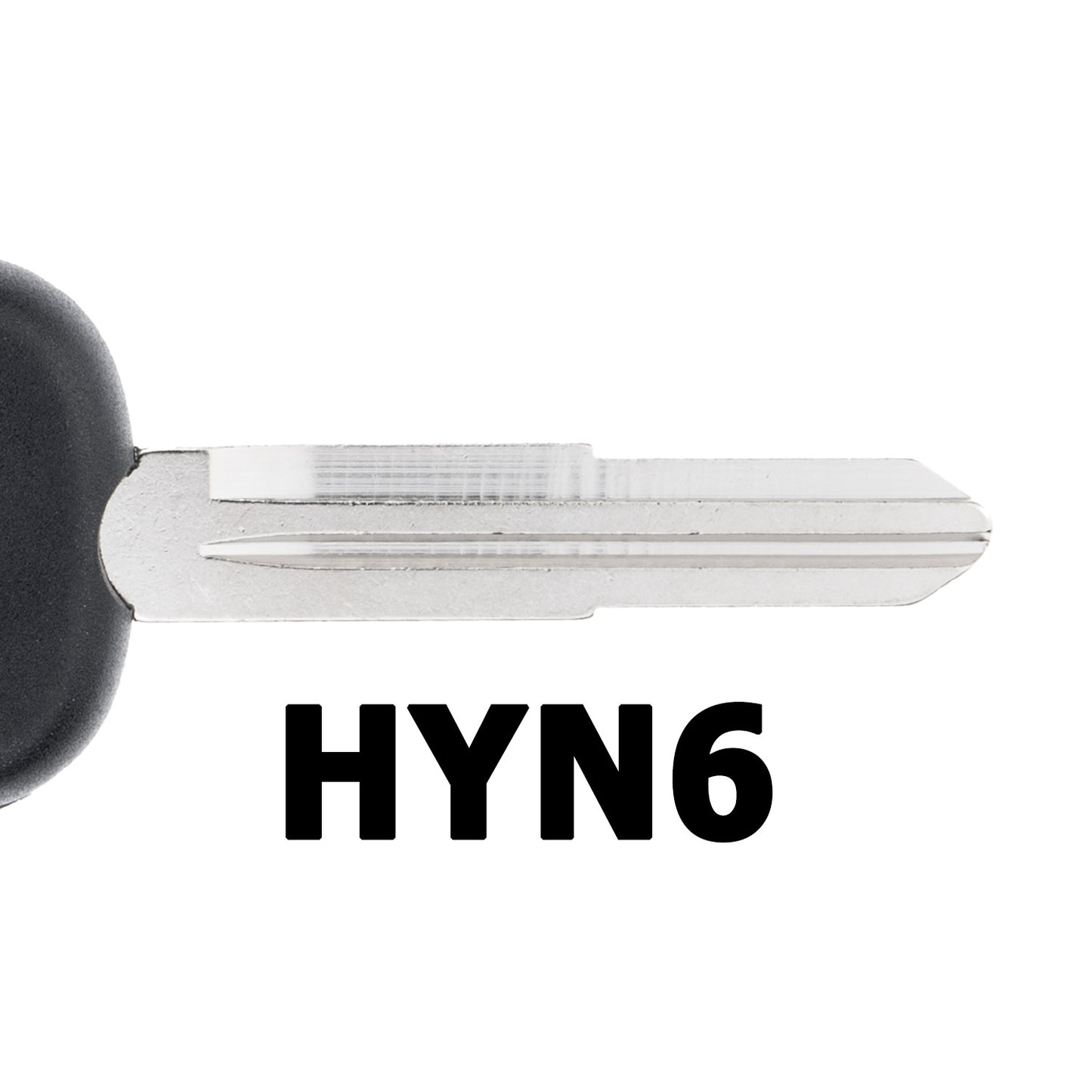 MT-KEY Auto Zünd Schlüssel Rohling HYN6 + ID60 80 Bit T16 Keramik Transponder Wegfahrsperre kompatibel mit Hyundai H1 / I800 06-10