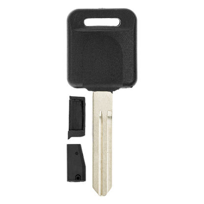 Auto Zünd Schlüssel Rohling NSN14 + ID60 80 Bit T16 Keramik Transponder kompatibel mit Nissan 350Z Z33 Almera N16 Navara D22 03-05 Pathfinder R50 99-05 Patrol Y61 03-06 Primera P11 98-00 Pulsar 98-00