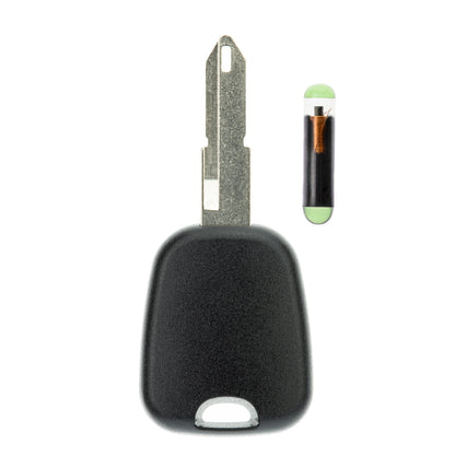 MT-KEY LKW Zünd Schlüssel Rohling NE73 + ID48 Transponder Wegfahrsperre kompatibel mit Daf Cf Ab 02 Lf Ab 02 Xf Ab 02