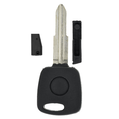 MT-KEY Auto Zünd Schlüssel Rohling SSY3 + ID60 80 Bit T16 Keramik Transponder Wegfahrsperre kompatibel mit Ssangyong Actyon Ab 07 Kyron Ab 05 Rexton Ab 06