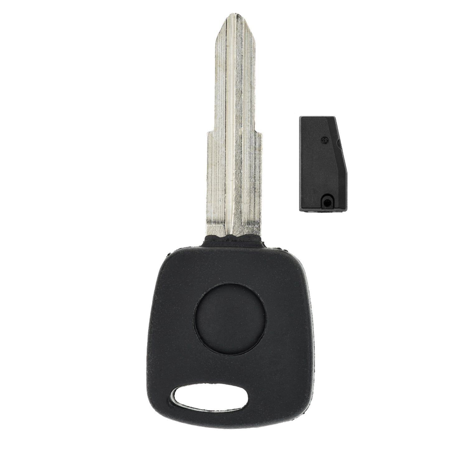 MT-KEY Auto Zünd Schlüssel Rohling SSY3 + ID60 80 Bit T16 Keramik Transponder Wegfahrsperre kompatibel mit Ssangyong Actyon Ab 07 Kyron Ab 05 Rexton Ab 06