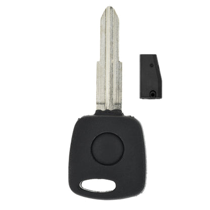 MT-KEY Auto Zünd Schlüssel Rohling SSY3 + ID60 80 Bit T16 Keramik Transponder Wegfahrsperre kompatibel mit Ssangyong Actyon Ab 07 Kyron Ab 05 Rexton Ab 06