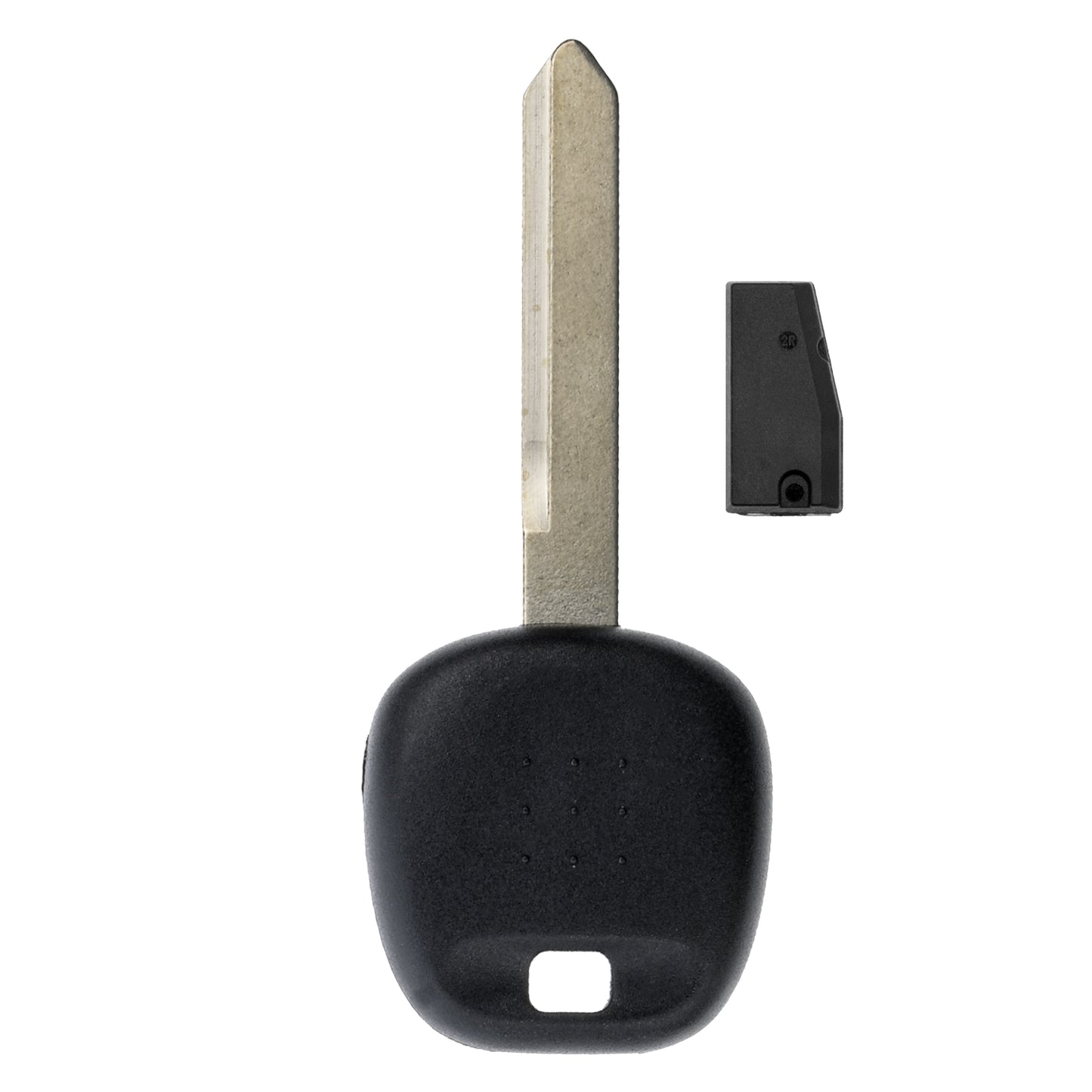 MT-KEY Auto Zünd Schlüssel Rohling TOY47 + ID60 80 Bit T16 Keramik Transponder Wegfahrsperre kompatibel mit Toyota Avensis I T22 00-03