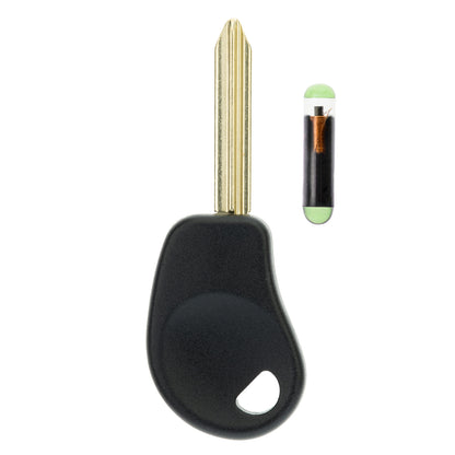 MT-KEY Auto Zünd Schlüssel Rohling SX9 + ID48 Transponder Wegfahrsperre kompatibel mit Citroen Jumper 01-05 Xantia 99-01