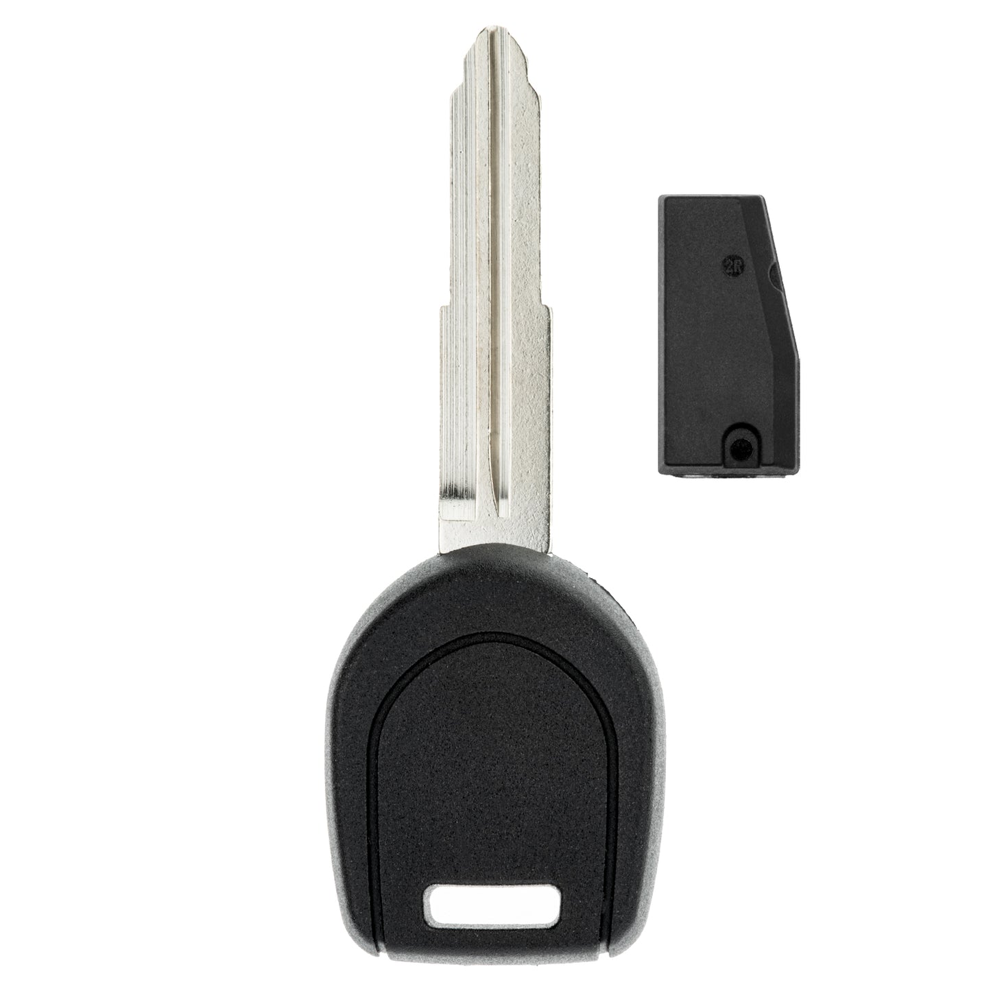 MT-KEY Auto Zünd Schlüssel Rohling MIT8 + ID62 Transponder Wegfahrsperre kompatibel mit Mitsubishi Challenger 02-03 Montero Sport 01-04 Shogun Sport 02-03