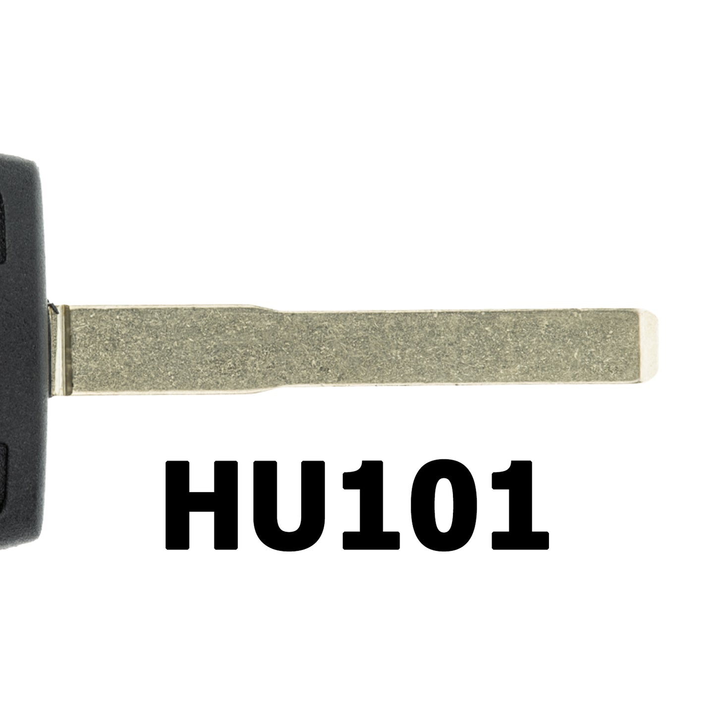 MT-KEY Auto Zünd Schlüssel Rohling HU101 + 80 Bit Transponder kompatibel mit Ford B-Max 12-17 C-Max II 10-15 Eco Sport II 13-17 Edge I 10-14 Escape III 12-16 Fiesta VII 13-17 Focus III 11-15