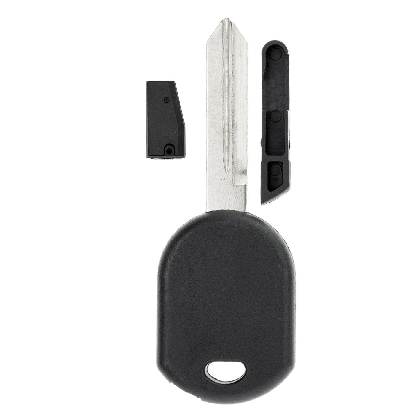 MT-KEY Auto Zünd Schlüssel Rohling FO38R + ID63 80 BIT Transponder kompatibel mit Ford Escape II 05-12 Eer IV 08-12 F-250 04-11 FIVe Hundred 05-07 Flex 08-12 Freestar 04-07 Freestyle D219 05-07