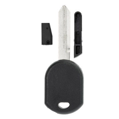 MT-KEY Auto Zünd Schlüssel Rohling FO38R + ID63 80 BIT Transponder kompatibel mit Ford Escape II 05-12 Eer IV 08-12 F-250 04-11 FIVe Hundred 05-07 Flex 08-12 Freestar 04-07 Freestyle D219 05-07