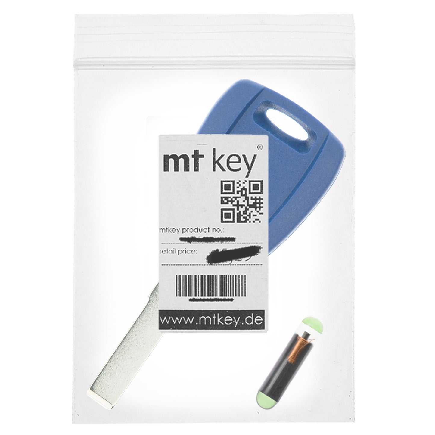 Auto Zünd Schlüssel Rohling Blau SIP22 + ID48 Transponder kompatibel mit Alfa Romeo 147 156 932 03-06 GT 03-10 Fiat Bravo 198 Doblo 06-11 Doblo 223 Ducato II 244 -08 Idea -10 Stilo -08 Peugeot Boxer