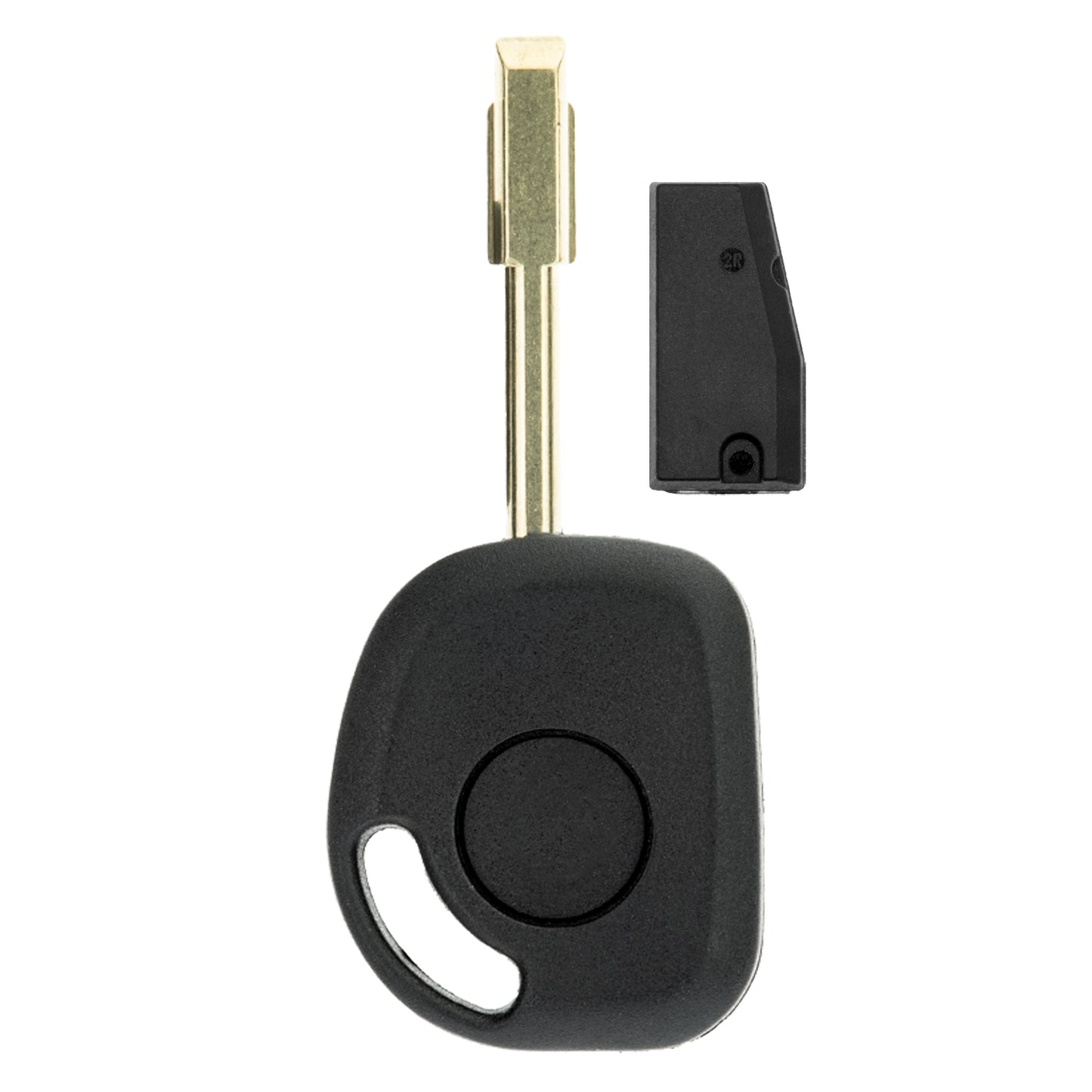 MT-KEY Auto Zünd Schlüssel Rohling FO21 + ID63 40 Bit Transponder kompatibel mit Ford Fiesta VI 03-08 Fusion Ab 02 Tourneo Connect 09-13 Transit Mk7 07-13 Ford Transit Connect 09-13 Mazda 121 96-01