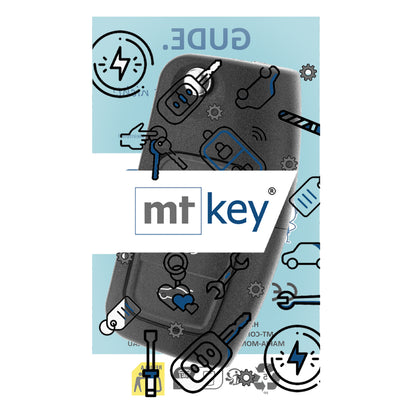 MT-KEY Funk Schlüssel 434MHZ kompatibel mit Ford Fiesta VII 08-12 C-MAX I 07-10 Galaxy II 06-10 Kuga I Mondeo IV 07-10 S-MAX I 06-10 Klappschlüssel
