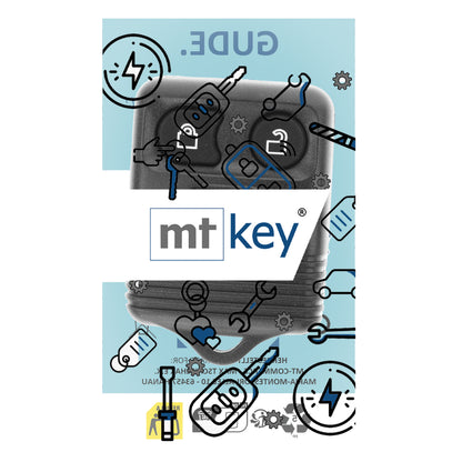 MT-KEY Funk Fernbedienung 434MHZ kompatibel mit Ford Maverick I Ranger PJ PK Escape I Freestar Mustang IV V Edge I Explorer II III F150 Funkschlüssel