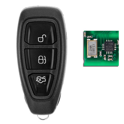 MT-KEY Funk Schlüssel 434MHZ kompatibel mit Ford Fiesta 7 12-17 Mondeo IV 07-15 S-MAX 10-14 B-MAX C-MAX 10-15 Ecosport II Focus III Galaxy III