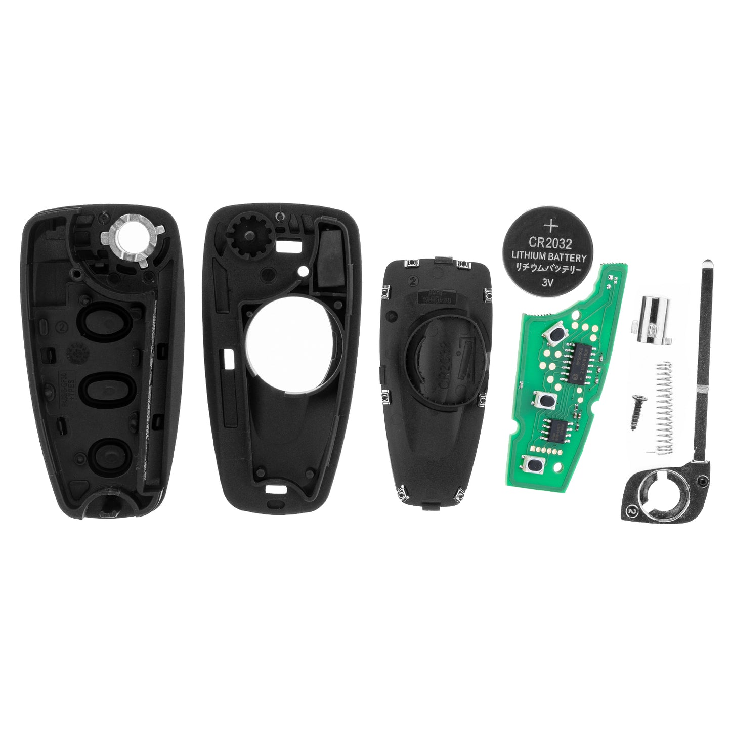 MT-KEY Funk Schlüssel 434MHZ kompatibel mit Ford Transit Custom Connect Tourneo V363 Wohnmobil Westfalia Nugget Sunlight Cliff LMC Innovan Weinsberg