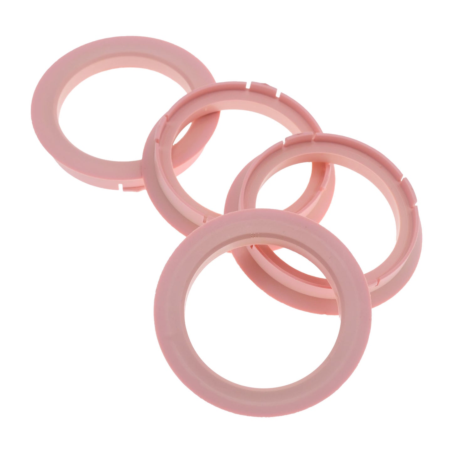 4X Zentrierringe 74,1 x 60,1 mm Rosa Felgen Ringe + 1x Reifen Kreide Fett Stift