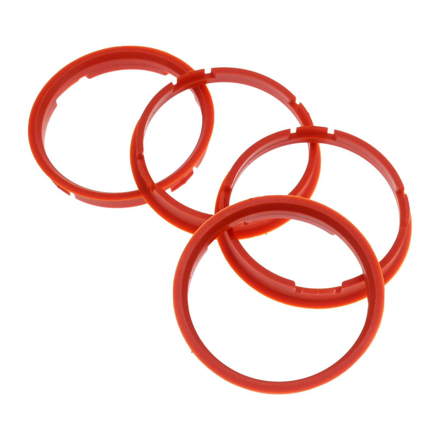 4x Zentrierringe 73,0 x 67,1 mm Orange Felgen Ringe Made in Germany