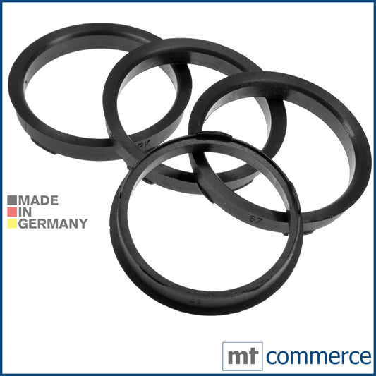 4X Zentrierringe 67,0 x 60,1 mm schwarz Felgen Ringe Made in Germany