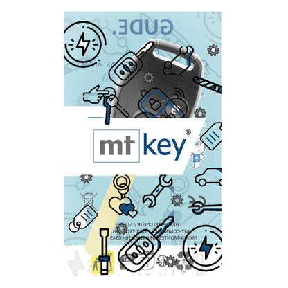 MT-KEY 2 Tasten Funk Schlüssel 434MHZ kompatibel mit Honda Accord 03-11 Civic 03-05 CRV 05-07 FRV HRV 98-06 JAZZ 02-06 S2000 Stream Autoschlüssel