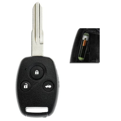 MT-KEY 3 Tasten Funk Schlüssel 434MHZ kompatibel mit Honda Accord VII 2.3L 02-07 CR-V II RD 2.3L 01-06 Odyssey 2.3L 03-08 Autoschlüssel