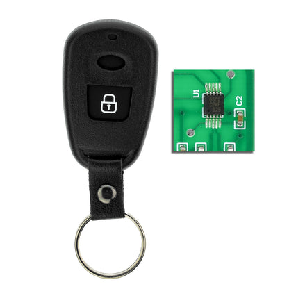 MT-KEY Funk Fernbedienung Sender 434MHZ kompatibel mit Hyundai Elantra XD Matrix FC Santa Fe SM Trajet FO Kia Maegntis Optima GD 433MHZ Funkschlüssel