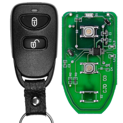 Auto Schlüssel Funk Fernbedienung 1x Funk Gehäuse + 1x 434 MHz Sender Sendeeinheit + 1x Batterie kompatibel mit KIA