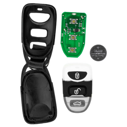 MT-KEY Funk Fernbedienung Sender 434MHZ kompatibel mit Hyundai Elantra HD MD Sonata V NF Kia Optima MG Sorento I JC Carens III UN Funkschlüssel