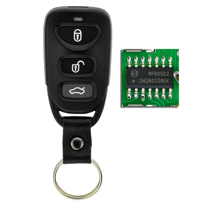 MT-KEY Funk Fernbedienung Sender 434MHZ kompatibel mit Hyundai Elantra HD MD Sonata V NF Kia Optima MG Sorento I JC Carens III UN Funkschlüssel