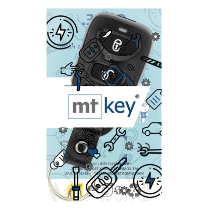 MT-KEY Funk Fernbedienung Sender 434MHZ kompatibel mit Hyundai Elantra HD MD Sonata V NF Kia Optima MG Sorento I JC Carens III UN Funkschlüssel