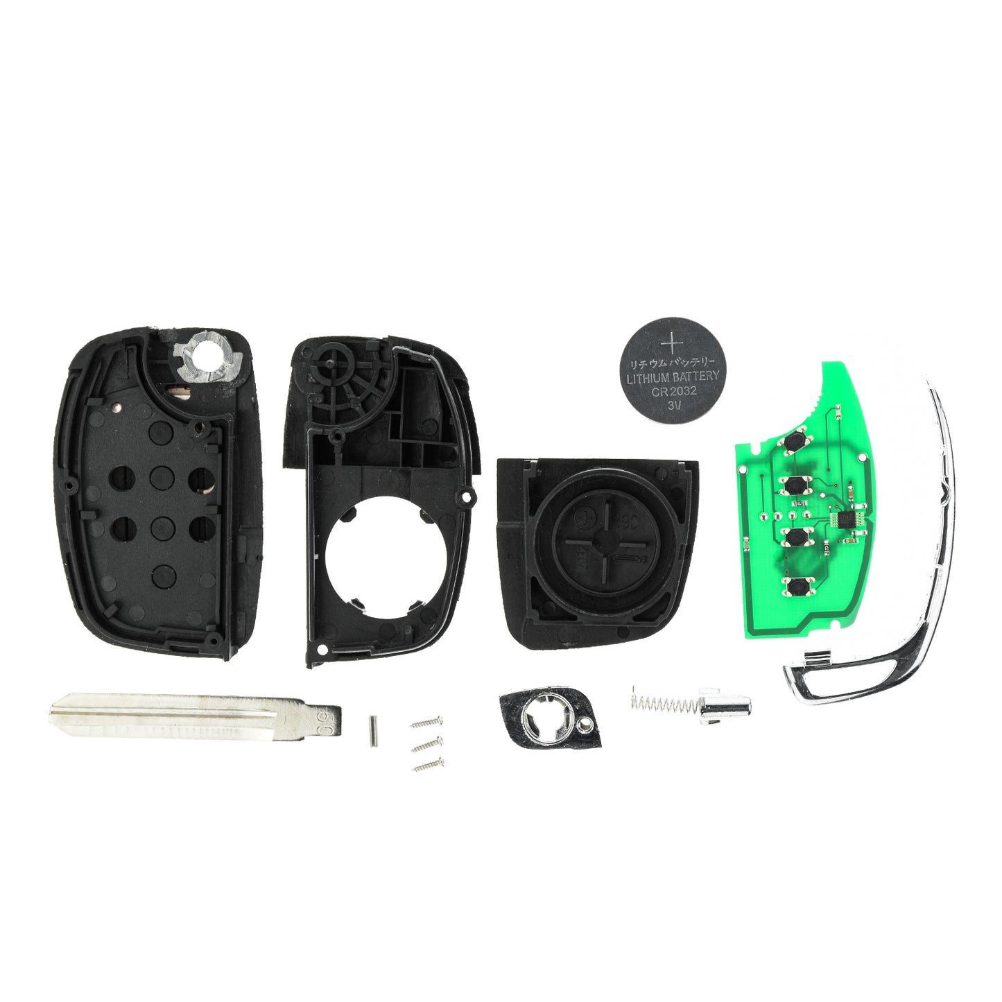 MT-KEY Funk Schlüssel 434MHZ kompatibel mit Hyundai Tucson II EL 09-13 iX35 I EL 09-14 i30 FD 07-11 433MHZ Klappschlüssel