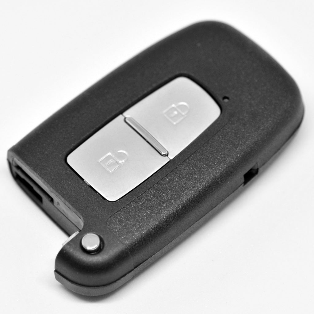 Auto Schlüssel Smartkey Funk Fernbedienung Sender 2 Tasten Gehäuse kompatibel mit Hyundai/Kia