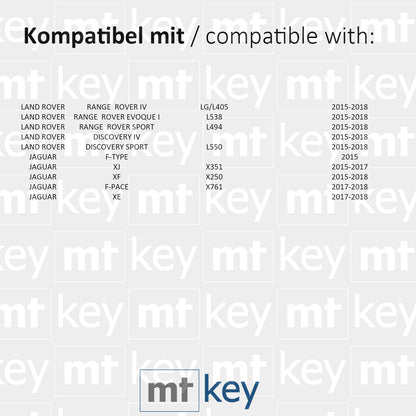 MT-KEY Lonsdor Funk Schlüssel Fernbedienung 434MHZ kompatibel mit Land Rover Range IV Sport Evogue Discovery IV Jaguar F-Type XJ XF F-Pace XE Smartkey