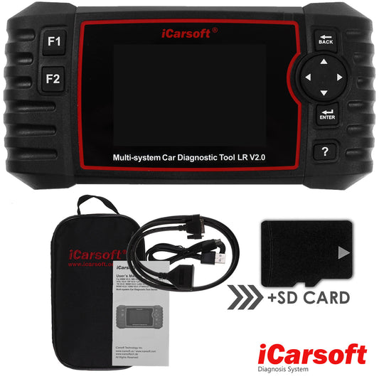 iCARSOFT OBD 2 Diagnosegerät LR V2.0 KFZ-Scanner für Land Rover & Jaguar