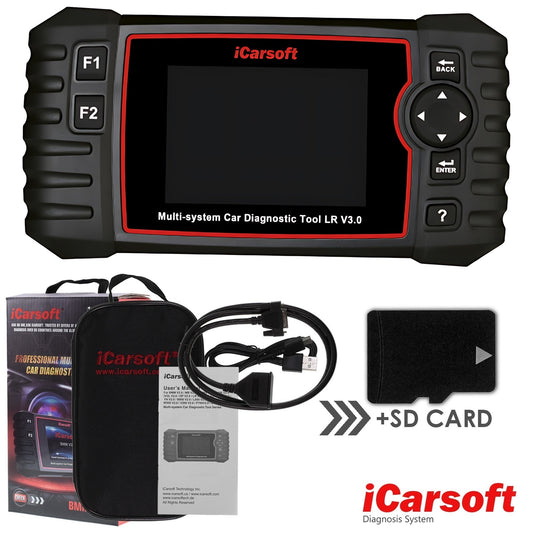 DIAGNOSEGERÄT iCARSOFT LR V3.0 für Land Rover Jaguar OBD Scanner Online Updates DEUTSCH