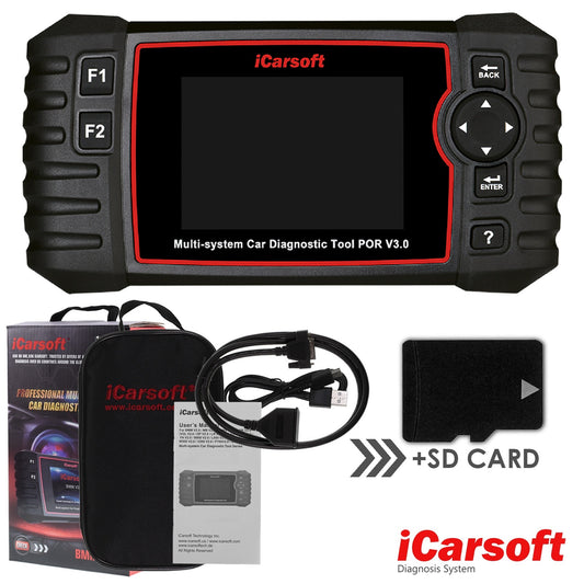 DIAGNOSEGERÄT iCARSOFT POR V3.0 OBD-2 Scanner für Porsche inkl. deutsche Updates