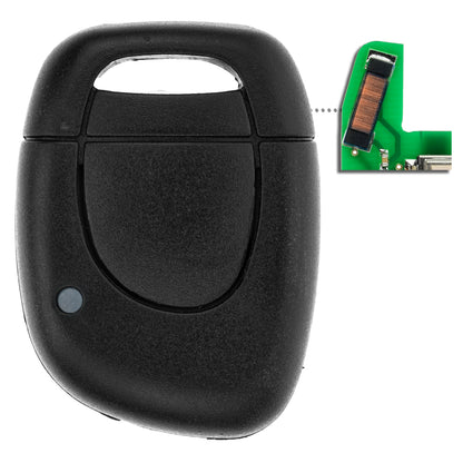 MT-KEY 2 Tasten Funk Schlüssel 434MHZ kompatibel mit Renault Clio II III 01-12 Symbol 01-08 433MHZ Autoschlüssel Fernbedienung