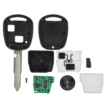 MT-KEY Funk Schlüssel Autoschlüssel 434MHZ ID33 TOY41 kompatibel mit Toyota Tarago R10 95-00 2 Tasten 433MHZ Fernbedienung