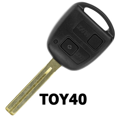 MT-KEY Funk Schlüssel TOY40 434MHZ ID68 kompatibel mit Lexus LS 430 UCF30 00-06 LX 470 II 02-06 2 Tasten 433MHZ Autoschlüssel