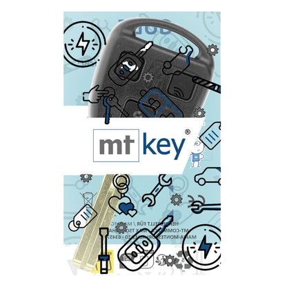 MT-KEY Funk Schlüssel TOY48 434MHZ ID68 kompatibel mit Lexus LS 430 UCF30 00-06 LX 470 II 02-06 3 Tasten 433MHZ Autoschlüssel