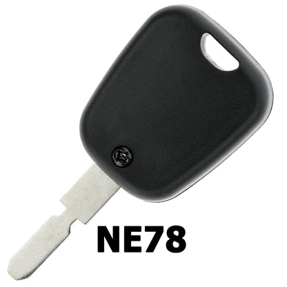 MT-KEY Funk Schlüssel NE78 434MHZ PCF7961 ASK kompatibel mit Peugeot 406 Break Coupe Limousine 8E 8F 8C 8B 2001-2006 433MHZ Funk Fernbedienung