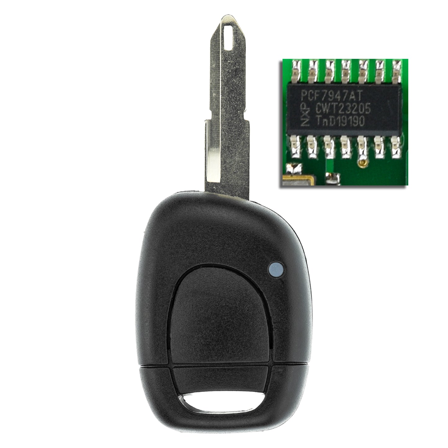 MT-KEY Funk Schlüssel 434MHZ Fernbedienung NE73 kompatibel mit Renault Twingo I Symbol Master II Kangoo I Clio II Opel Movano A Autoschlüssel