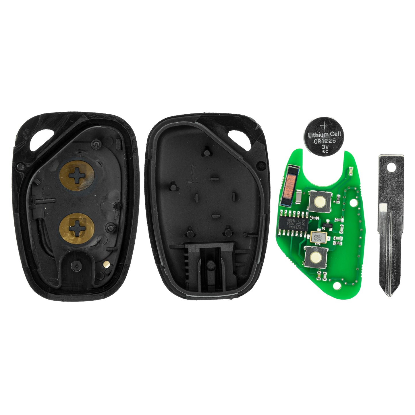 MT-KEY Funk Schlüssel 434MHZ Fernbedienung VAC102 kompatibel mit Opel Movano A Vivaro A Nissan Interstar X70 Kubistar X76 Primastar X83 Autoschlüssel