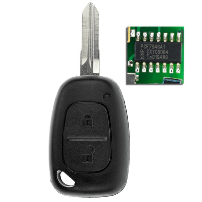 MT-KEY Funk Schlüssel 434MHZ Fernbedienung VAC102 kompatibel mit Opel Movano A Vivaro A Nissan Interstar X70 Kubistar X76 Primastar X83 Autoschlüssel
