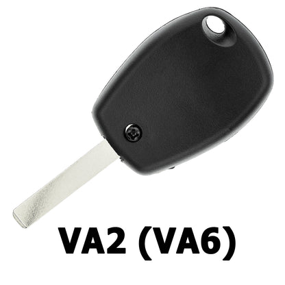 MT-KEY Funk Schlüssel 434MHZ Fernbedienung VA6 VA2 kompatibel mit Dacia Duster I Logan I Sandero I Renault Clio II III Twingo II 433MHZ Autoschlüssel