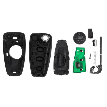 MT-KEY Funk Schlüssel ID63 HU101 kompatibel mit Ford S-Max CA1 Mondeo CA2 (Grand) C-Max CB7 CEU Focus CB8 CEW Galaxy CA1 433MHZ Autoschlüssel