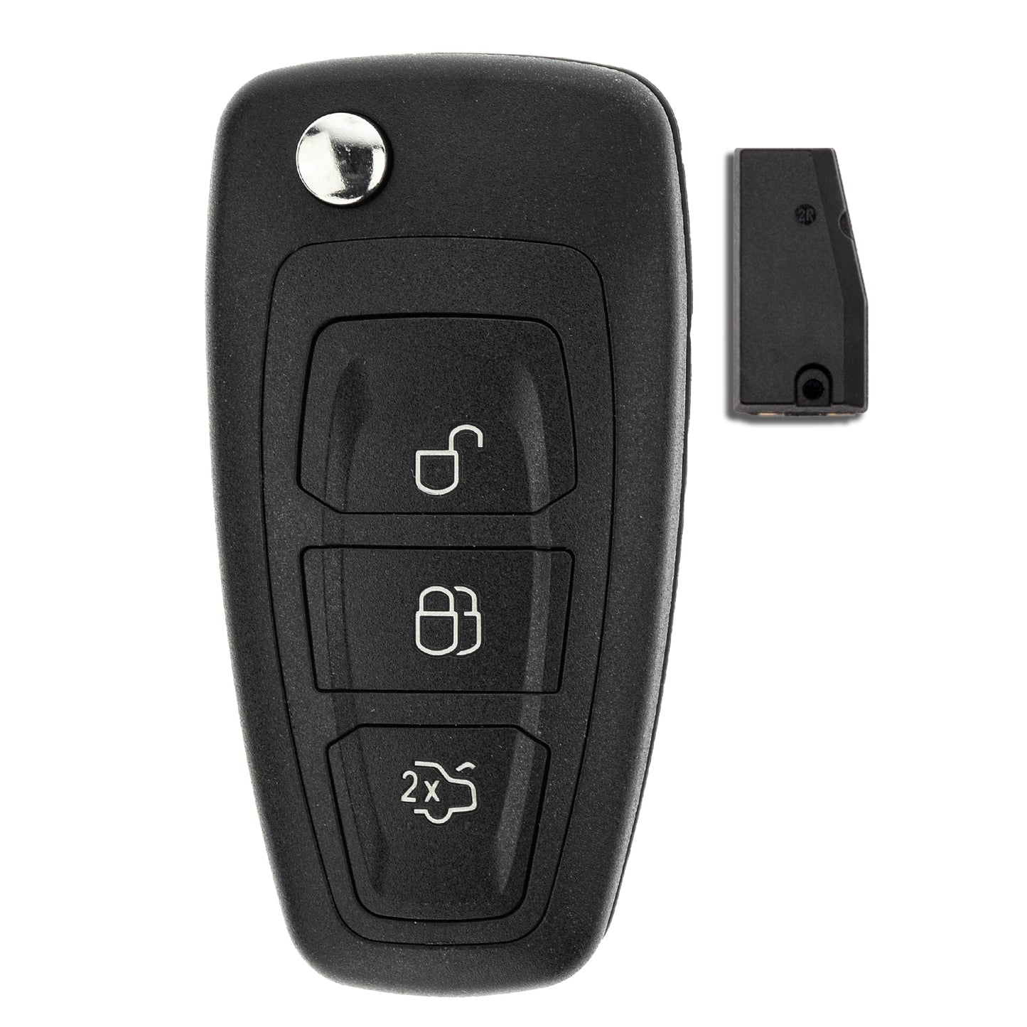 MT-KEY Funk Schlüssel ID63 HU101 kompatibel mit Ford S-Max CA1 Mondeo CA2 (Grand) C-Max CB7 CEU Focus CB8 CEW Galaxy CA1 433MHZ Autoschlüssel