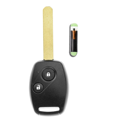 MT-KEY Funk Schlüssel ID48 HON66 kompatibel mit Honda Accord VII 03-05 Civic VII 03-05 CR-V II 05-07 433MHZ Autoschlüssel