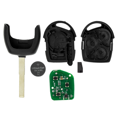 MT-KEY Funk Schlüssel HU101 ID63 434MHZ Autoschlüssel kompatibel mit Ford C-MAX I Edge I Fiesta VI Focus II Galaxy II Mondeo IV S-Max I F150 F250