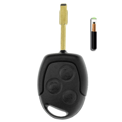 MT-KEY Funk Schlüssel FO21 ID60 434MHZ Autoschlüssel kompatibel mit Ford Transit V Tourneo Connect I Bis 2008 KA 1 RBT Focus I Fiesta IV 433MHZ